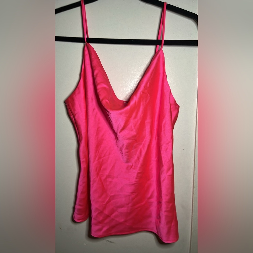Nordstrom Fuchsia Satin Camisole